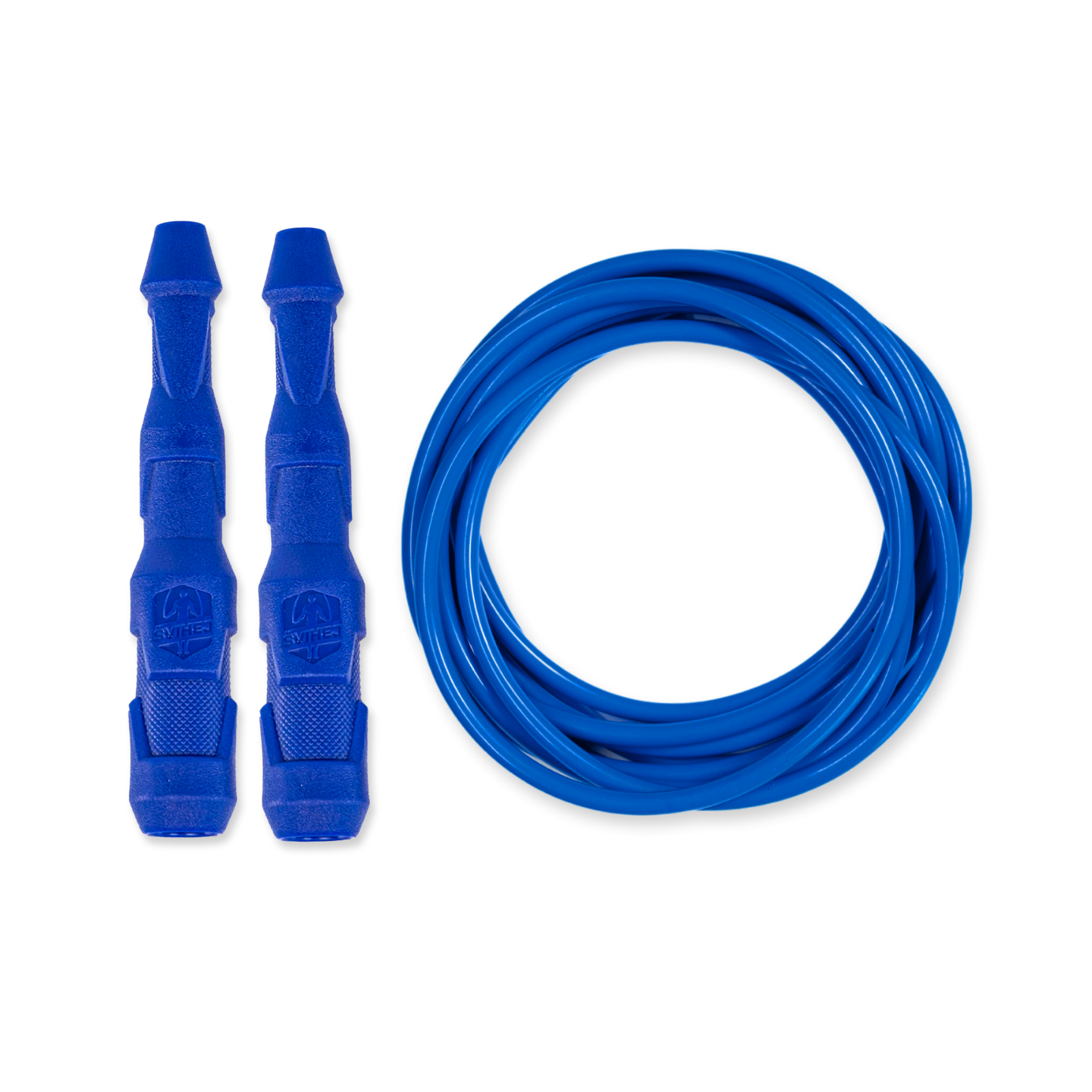 Ninja Rope | Švihej.sk Vyber farbu rukovätí:: Modré, Vyber priemer lanka:: 4mm (ženy, deti), Farba lanka: Tmavo modré