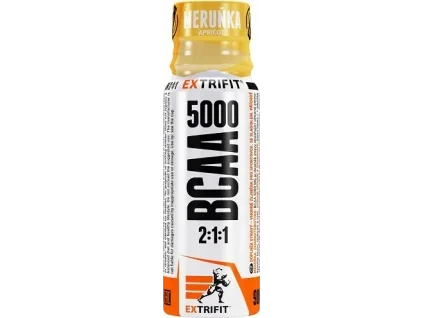 extrifit bcaa 5000 2 1 1 shot 90 ml marhula original