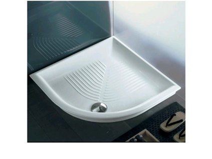 keramická vanička Hatria Drop 90x90 čtvrtkruh R550