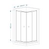 AGGA sprchový kout 900x900