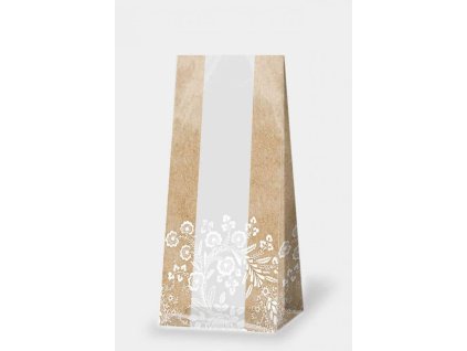 Vrecká zvárané - embosovaný papier - Kvety - 110854