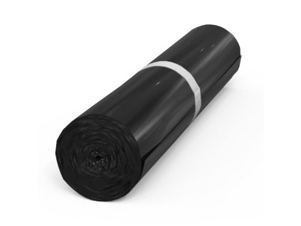Odpadové vrecia PE čierne (Rozmery 700 x 1100 mm / hrúbka 80 mikrometrov / 25 kusov)