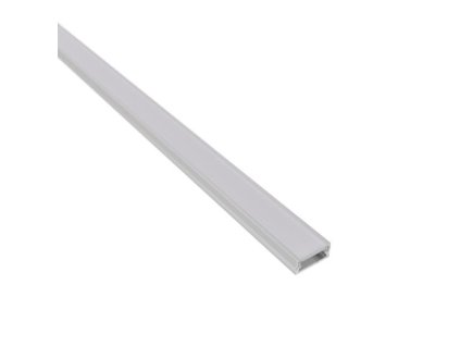 Led profil Line O, Al, 2m, mléčný