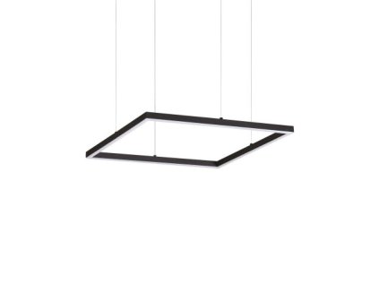 Lustr Oracle slim square, LED, černý