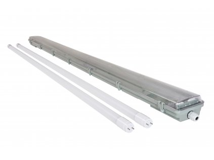 Svítidlo IP65 + 2x 23W LED trubice 150cm = 5200lm - studená bílá