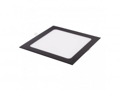 bsn18 led panel 18w cerny ctverec