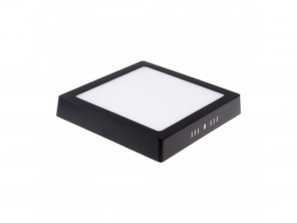bps18 led panel 18w prisazeny cerny ctverec