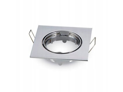 Svitidlo Halogenova objimka Ctverec Pohybliva Chrom