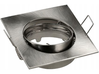 Halogenove stropni svitidlo GU10 Zapustene Chrom Mat Ctverec