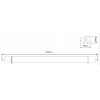 Vodotesne LED svitidlo DUSTY 36W 120cm 4500lm Neutralni bila IP65