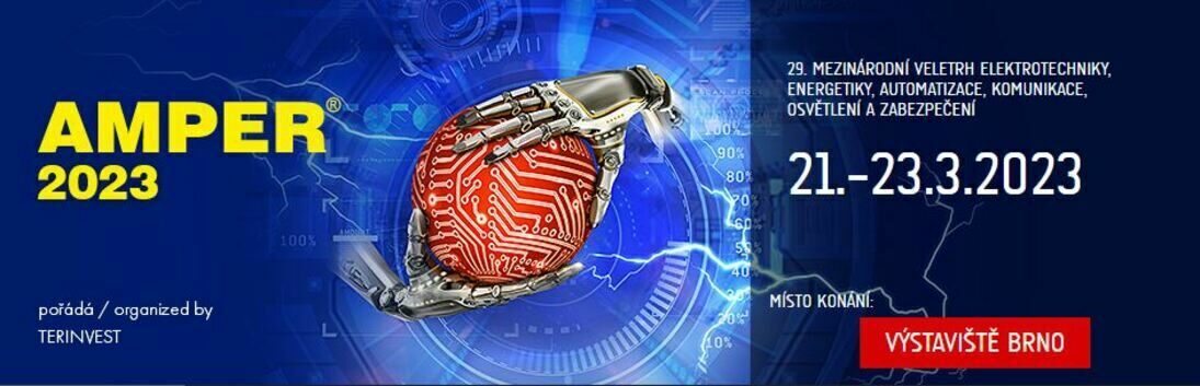 Pozvánka na veletrh AMPER 2023