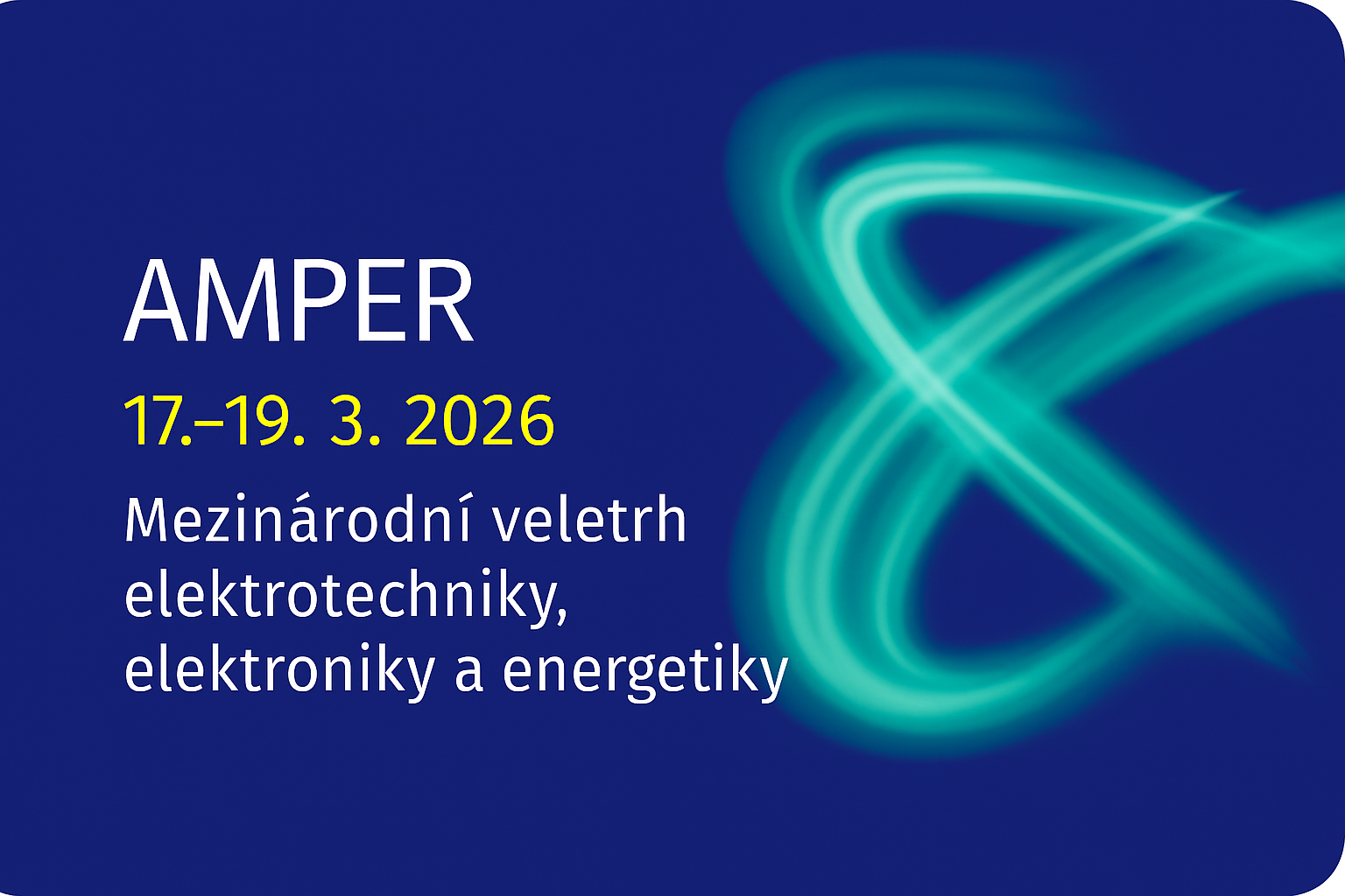 Pozvánka na veletrh Ampér