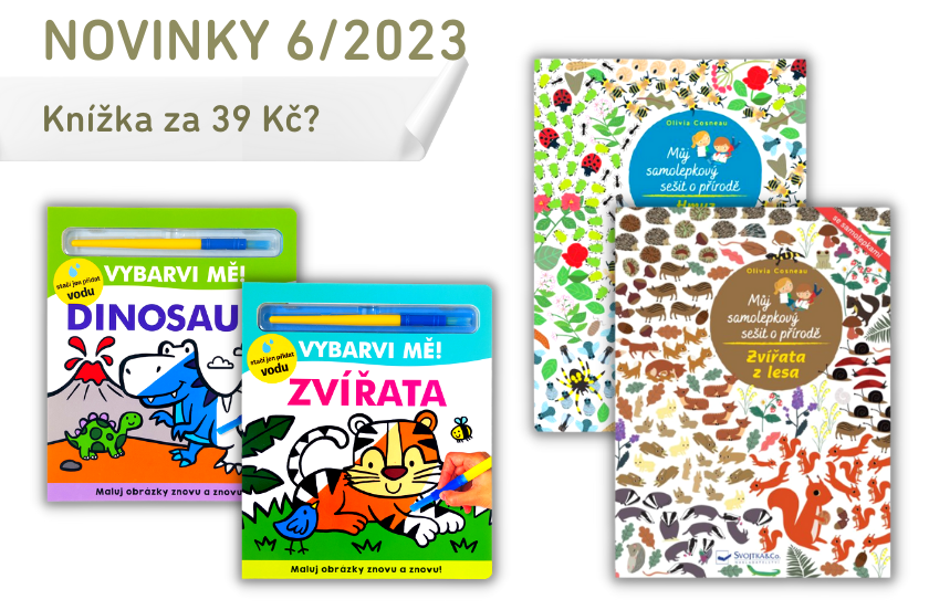 Nové vodní omalovánky a dlouho očekávané dotisky budou v červnu