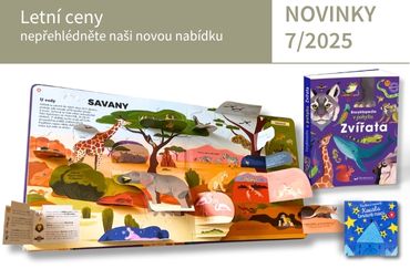 Letní čtení a knihy na dovolenou pro vaše děti – knižní novinky červenec 2025