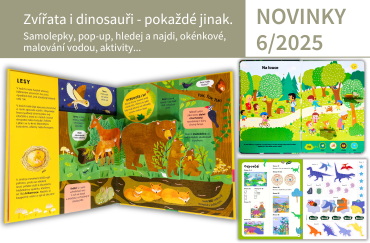 Knihy o dinosaurech a zvířatech – knižní novinky červen 2025