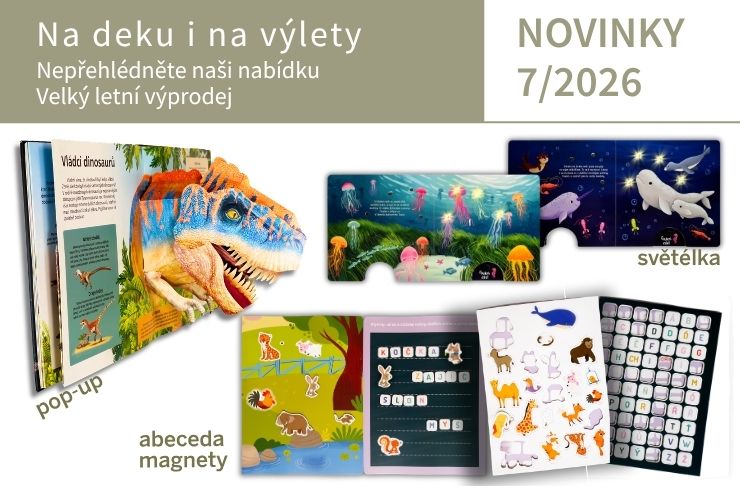 Na deku i na výlety – knižní novinky červenec 2026