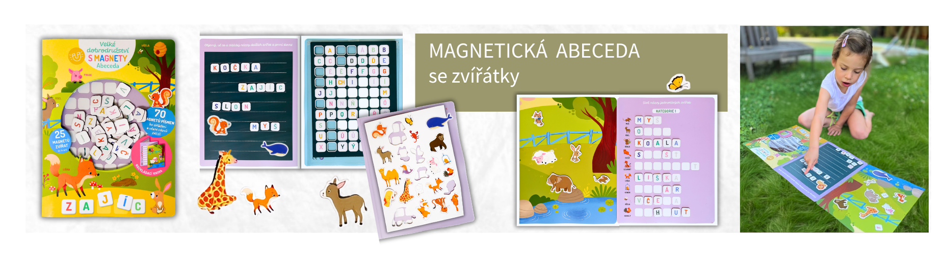 Abeceda s magnety