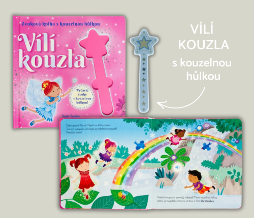 Vílí kouzla s kouzelnou hůlkou