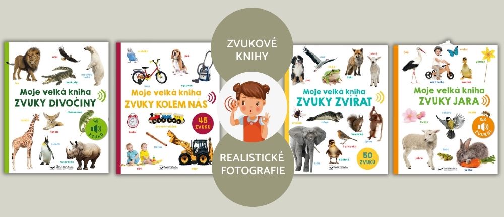 Nové zvukové knihy z edice Moje velká kniha.