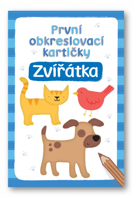 První obkreslovací kartičky Zvířátka