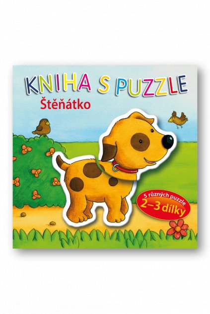 Kniha s puzzle - Štěňátko