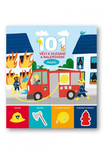 6496 101 věcí k hledání a nalepování Hasiči_obalka