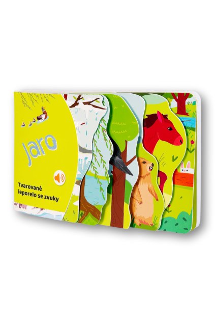 6808 Tvarovane leporelo se zvuky Jaro OBALKA 3D