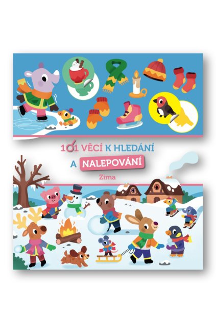 6940 101 veci k hledani a nalepovani Zima OBALKA
