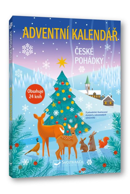 6901 Adventni kalendar Ceske pohadky Obsahuje 24 knih OBALKA 3d
