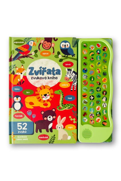 6908 Zvirata zvukova kniha 52 zvuku OBALKA