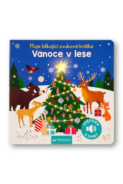 6967 Moje blikajici zvukova knizka Vanoce v lese OBALKA