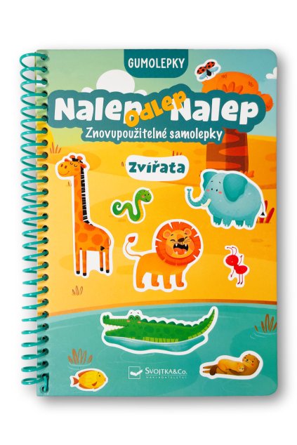 7026 Nalep odlep nalep Gumolepky Zvirata Znovupouzitelne samolepky OBALKA