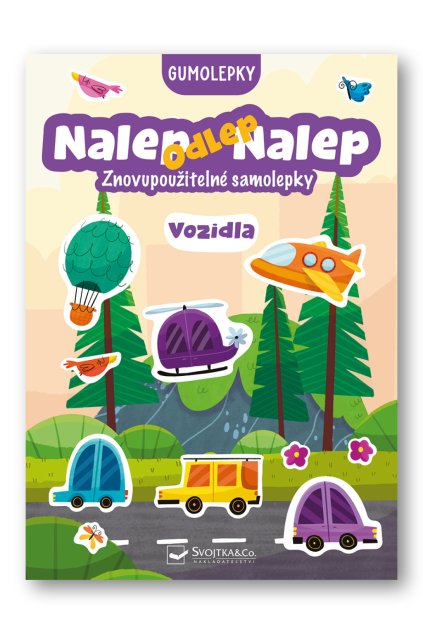 7028 Nalep odlep nalep! Gumolepky Vozidla Znovupouzitelne samolepky OBALKA