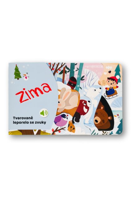 6985 Tvarovane leporelo se zvuky Zima OBALKA