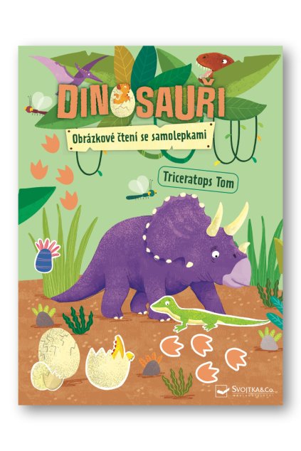 7019 Dinosauri Obrazkove cteni se samolepkami OBALKA