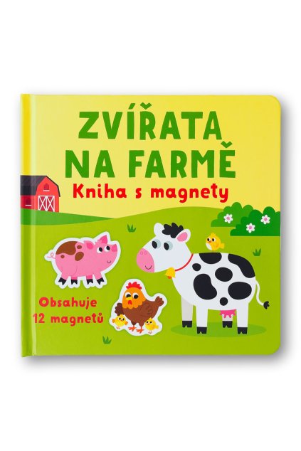 7048 Zvirata na farme Kniha s magnety OBALKA