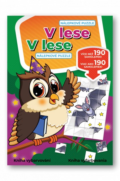 V lese - nálepkové puzzle / V lese - Nálepkové puz