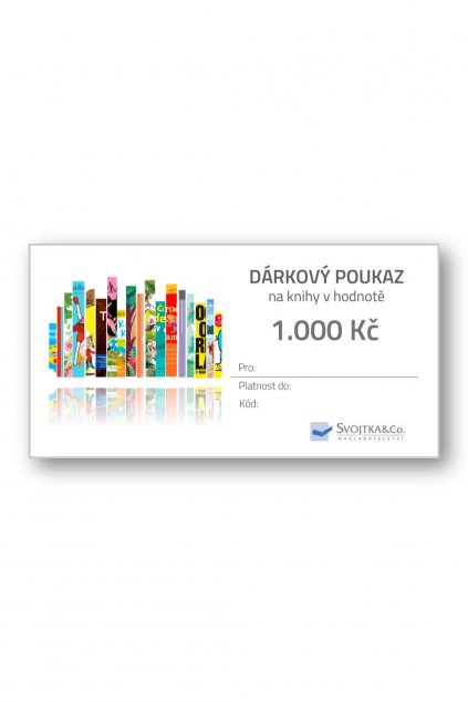 9998 Dárkový poukaz eshop SvojtkaCZ 1000Kč titulka