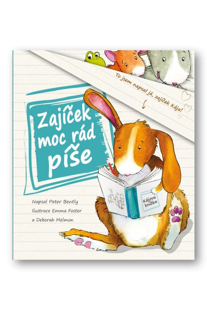 Zajíček moc rád píše