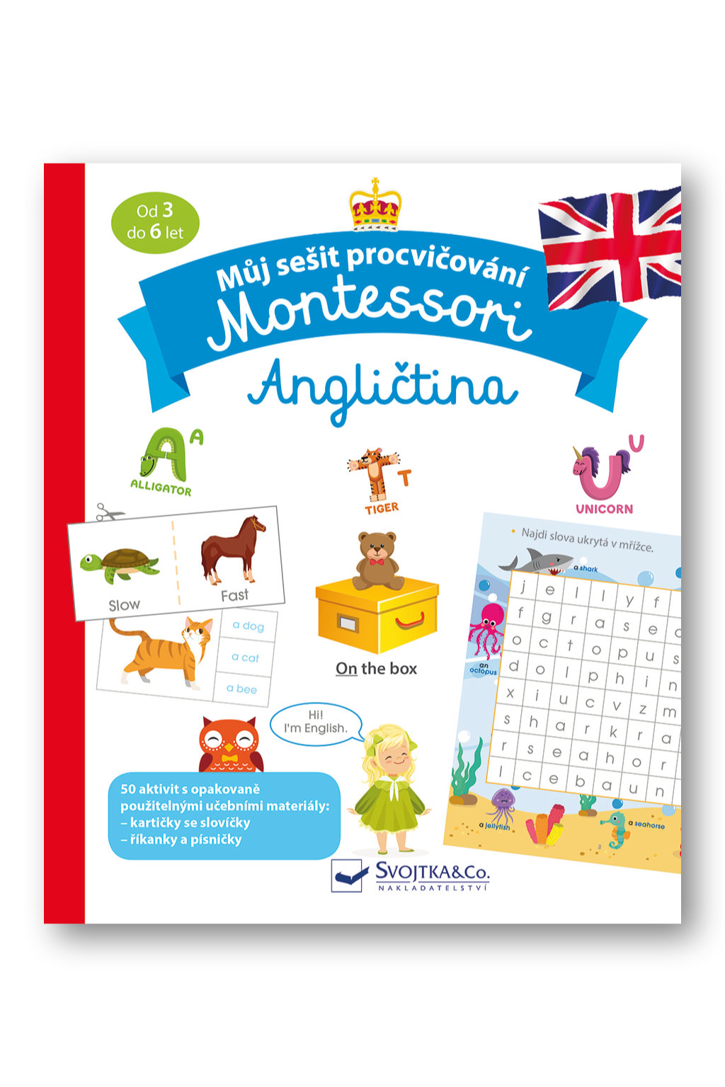 Můj sešit procvičování Montessori Angličtina Lydie Barusseau