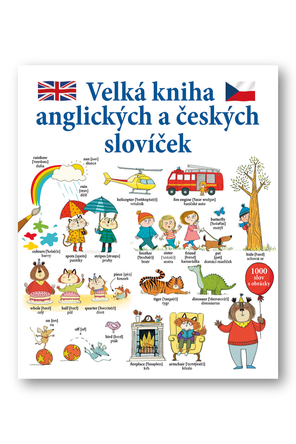 Velká kniha anglických a českých slovíček Mairi Mackinnon, Kate Hindley