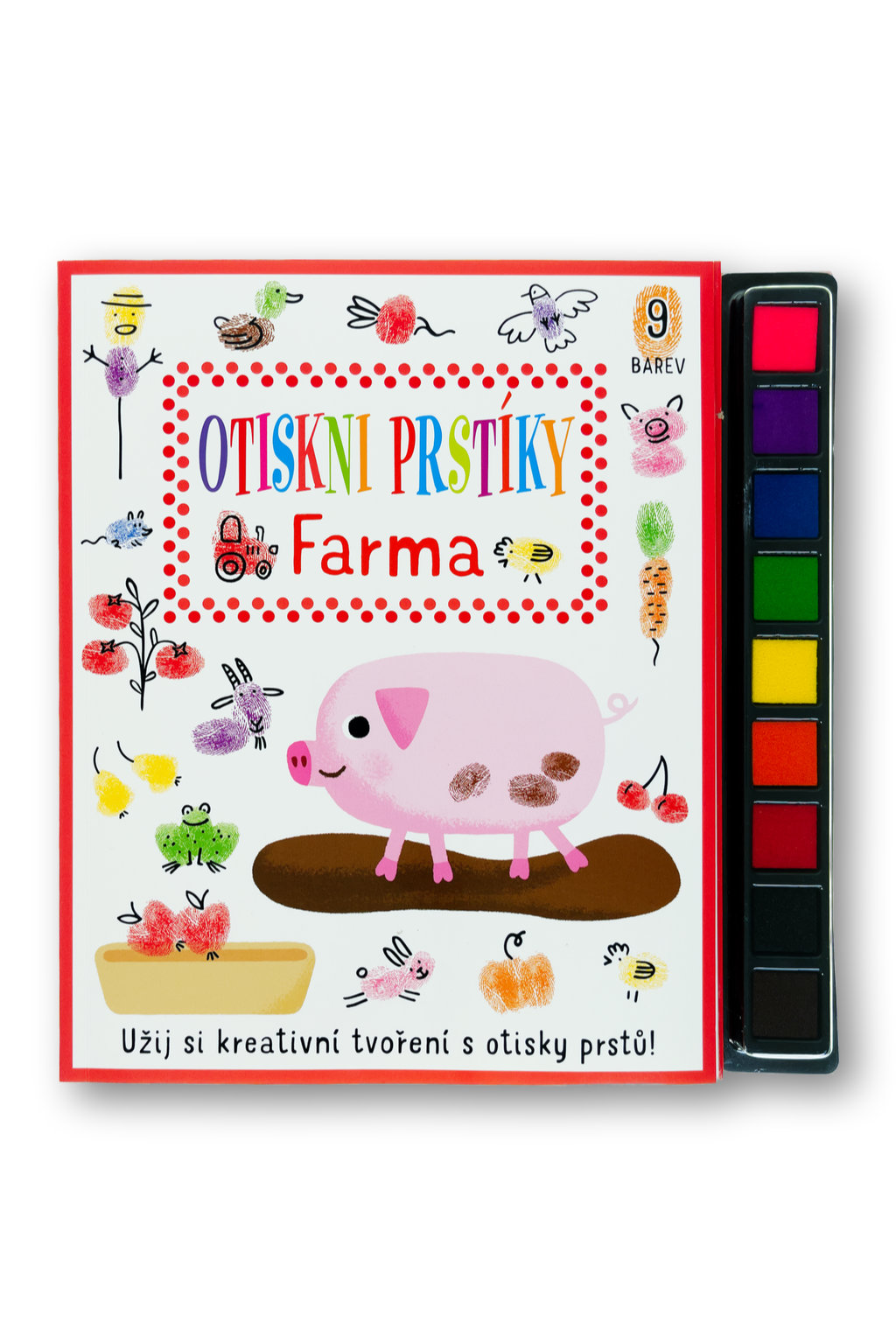 Farma - Otiskni prstíky Stephanie Evans, ilustrace Alena Razumova