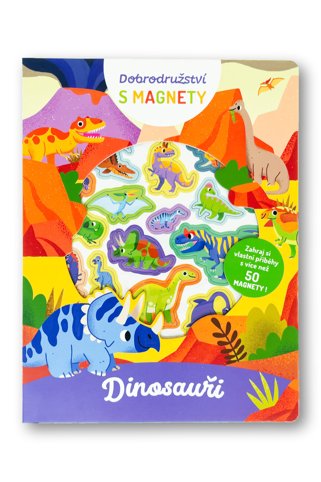 Levně Dobrodružství s magnety Dinosauři