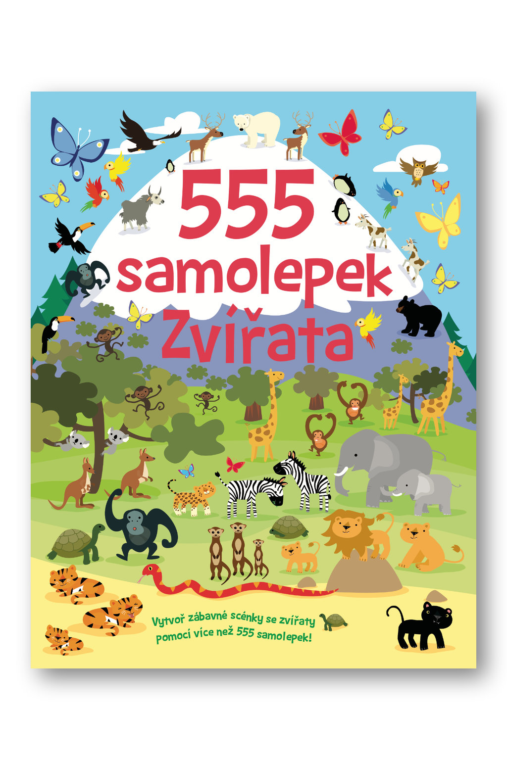 555 samolepek - Zvířata