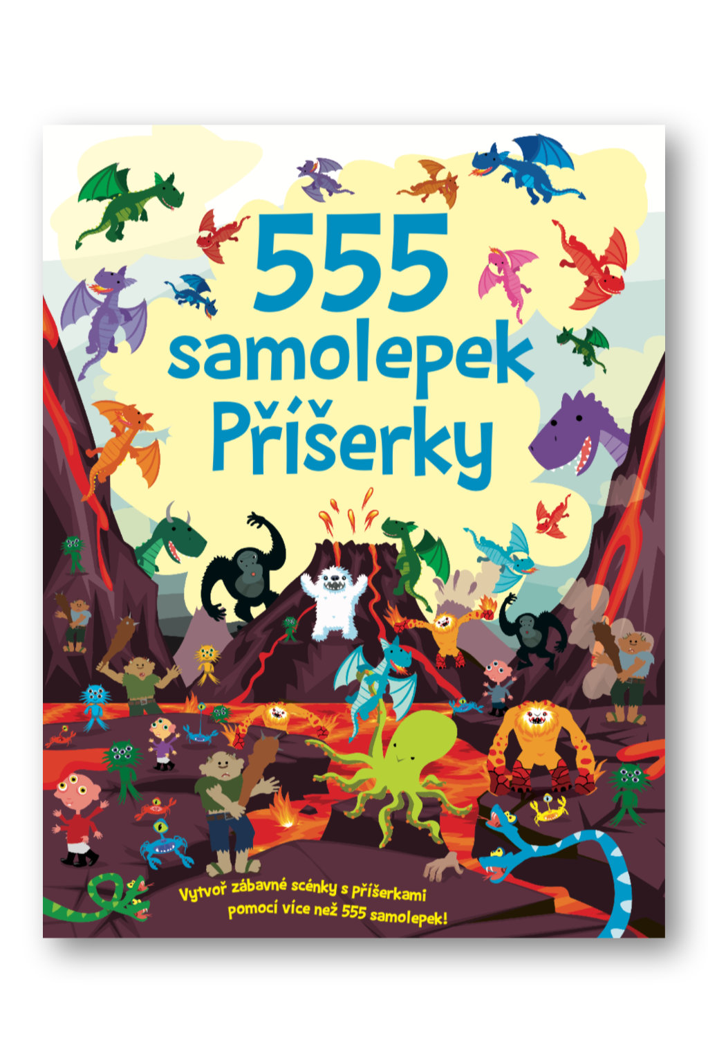 Levně 555 samolepek Příšerky Dan Crisp, Oakley Graham