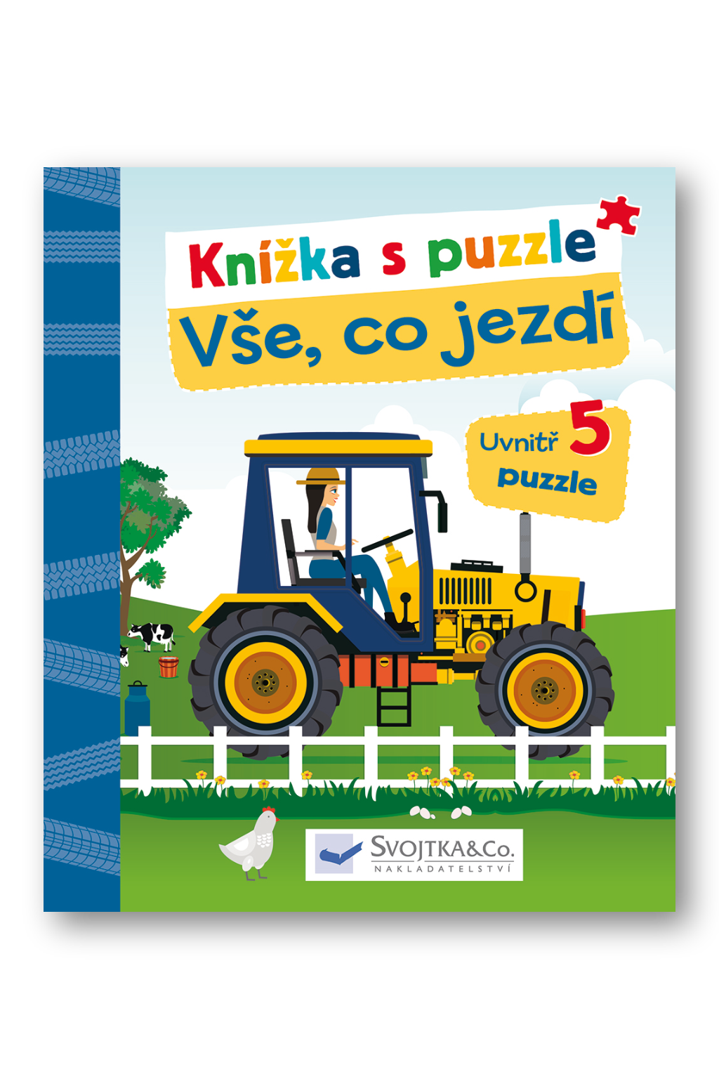 Knížka s puzzle - Vše, co jezdí Laura Teller