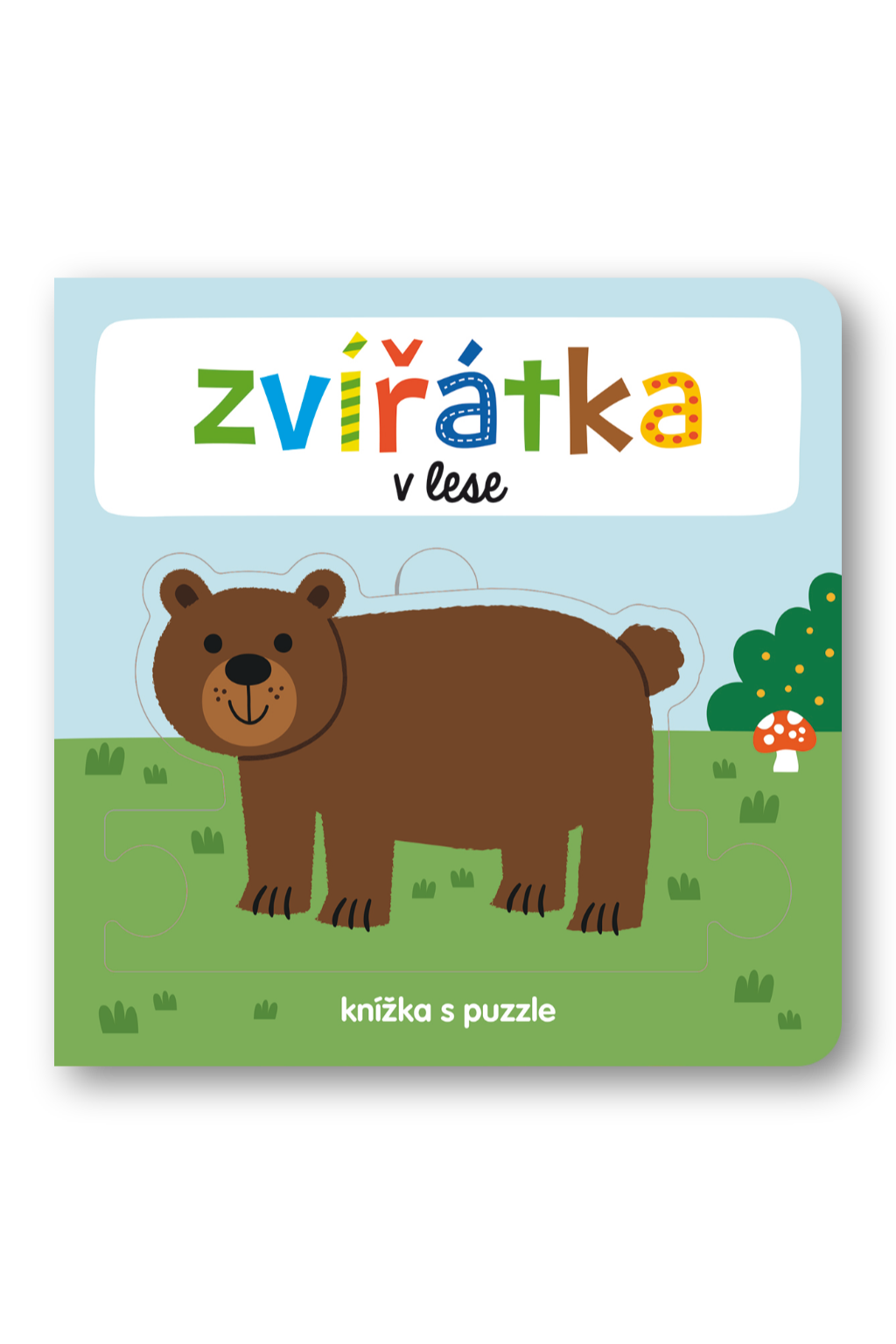 Zvířátka v lese Knížka s puzzle Beatrice Tinarelli