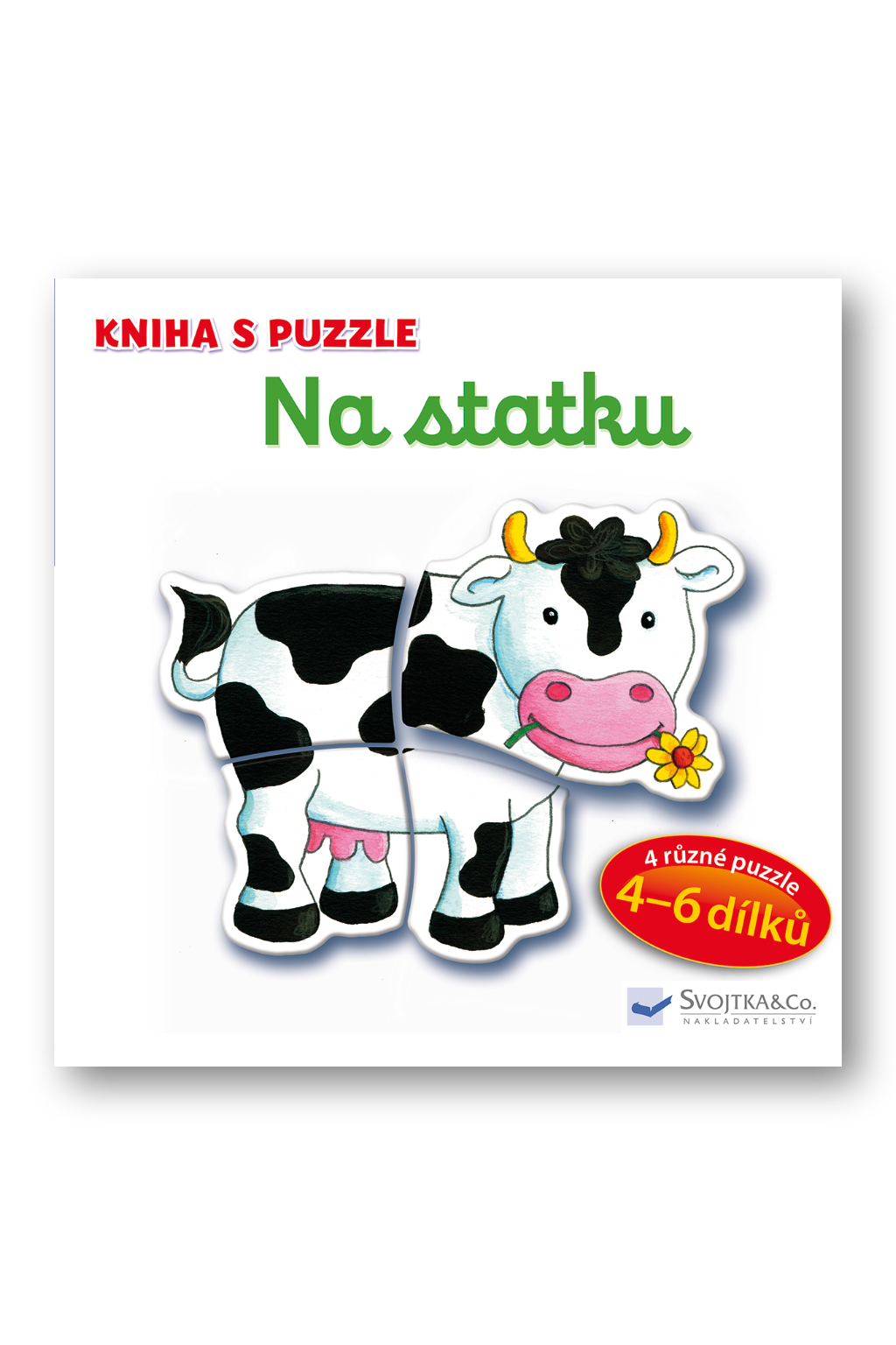 Levně Kniha s puzzle - Na statku Vera Bruggemann