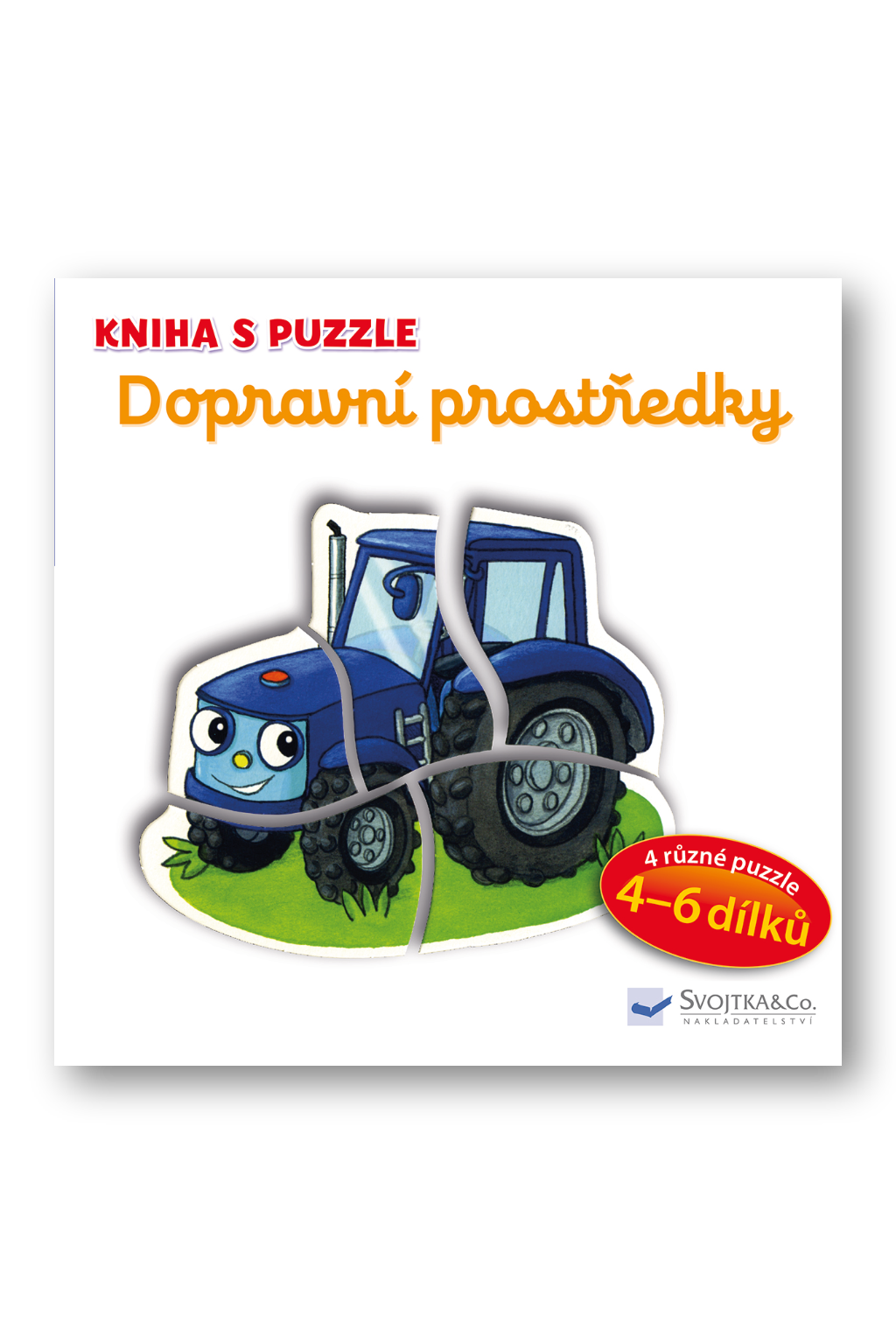 Levně Kniha s puzzle - Dopravní prostředky Vera Bruggeman