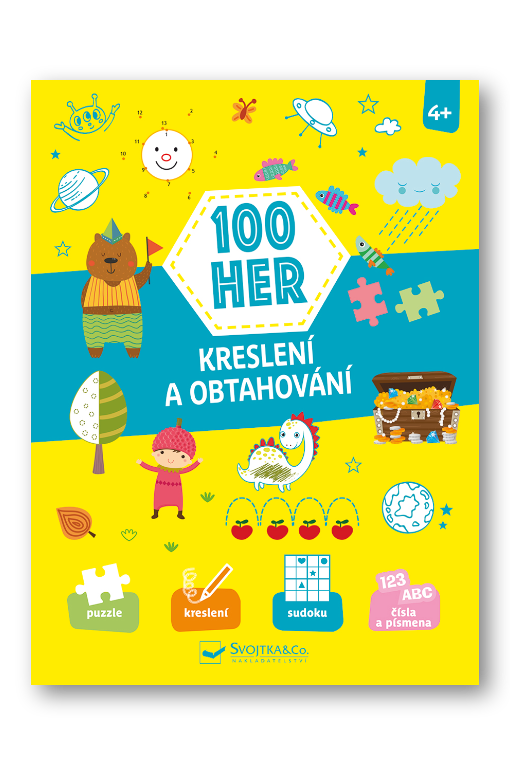 Levně 100 her, Kreslení a obtahování 4+